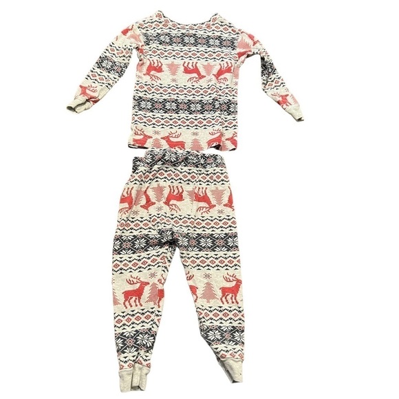 Baby Gap Pajama Set Fair Isle Gray - Picture 6 of 11